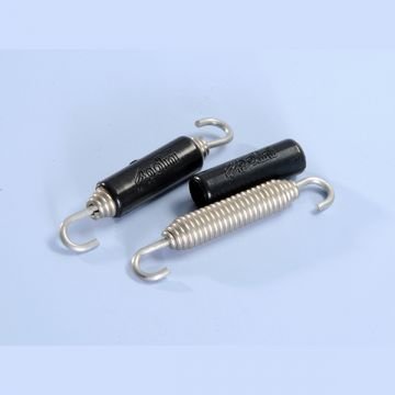 Polini draaibare uitlaatveerset RVS met rubber 7,9 cm
