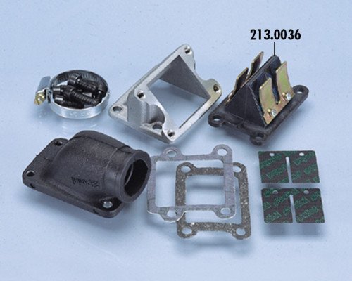 Inlaatset Polini Big Valve Membraan + Spruitstuk Minarelli Verticaal