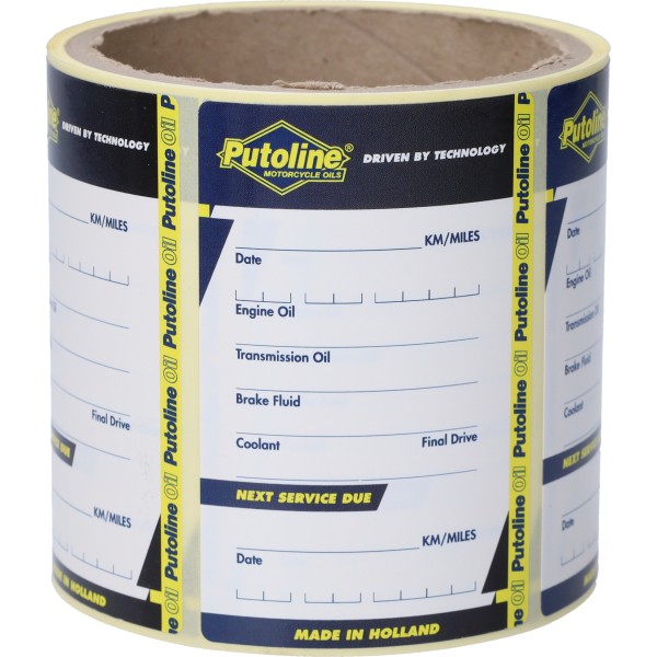 sticker putoline rol onderhoud 100pcs 80277