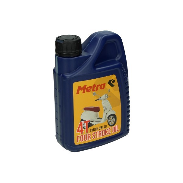 motorolie metrakit 5W40 synthetisch (Vespa) 1L fles