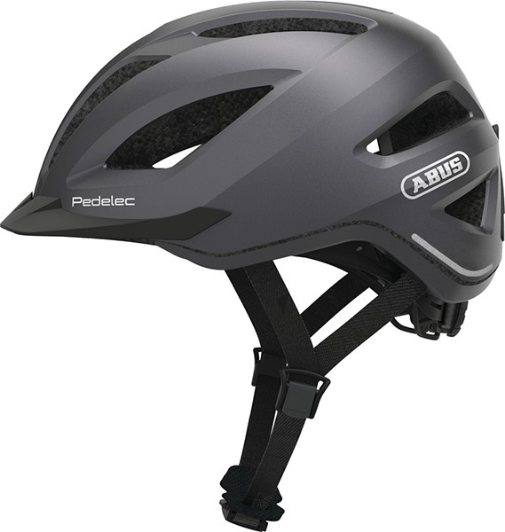 helm abus pedelec/snorfiets 1.1 led NTA-8776 keur urban L-XL 56/62 titan