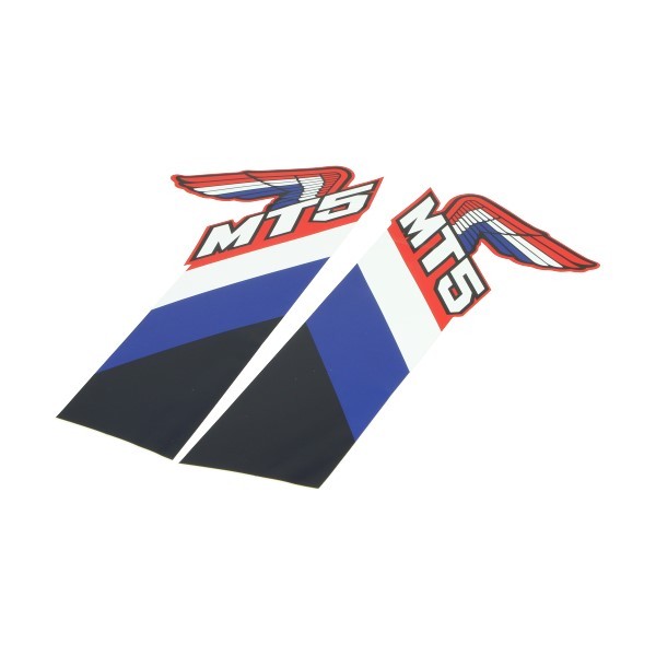 stickerset benzinetank Honda blauw/wit/zwart 2-delig mt