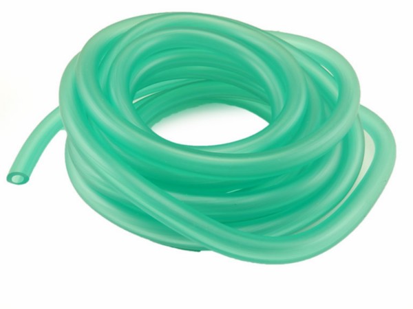 benzineslang 5mtr 7x12mm groen/transparant