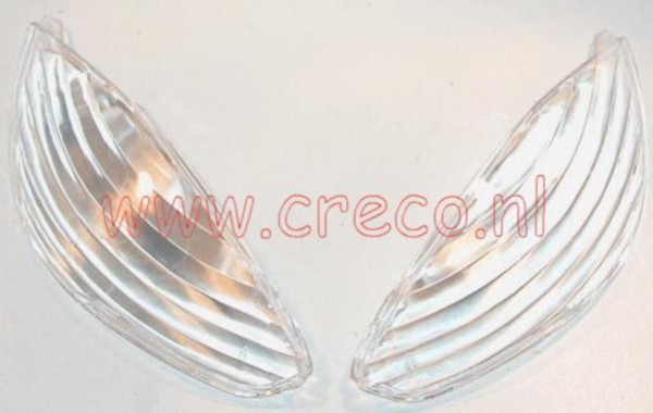 knipperlichtglas rechtsachter wit viva