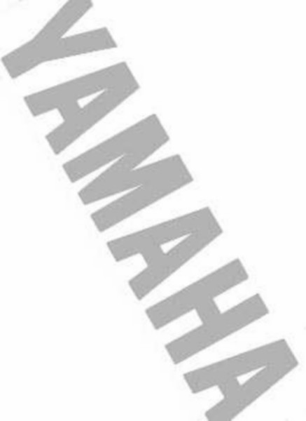 sticker woord [yamaha] onderspoiler chroom 2-delig aerox