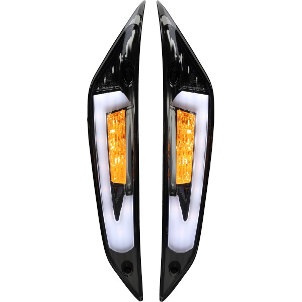 knipperlichtset Power1 led matrix E-Keur tube EVO-2 voor titanium zip2000