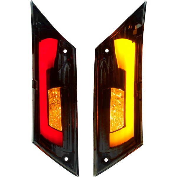 knipperlichtset Power1 led matrix Evo-3 achter titanium zip2000