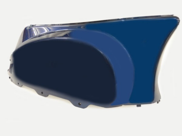 zijscherm rechts blauw donker vx50