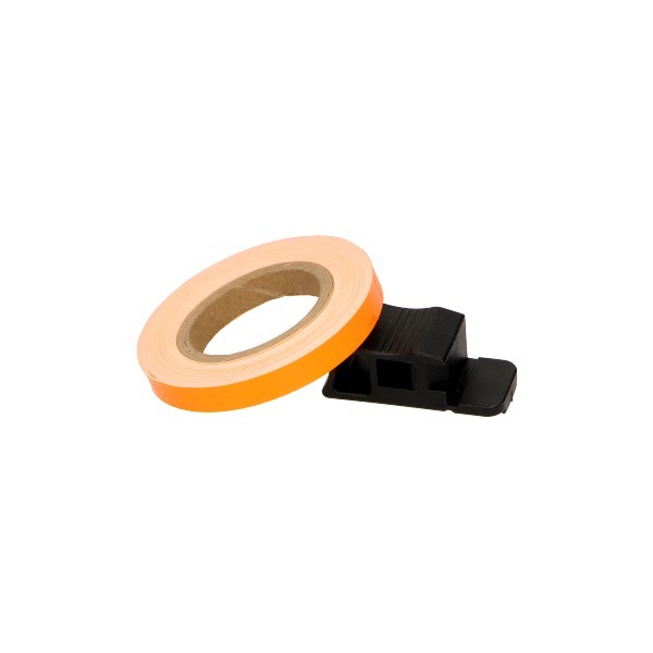 sticker universeel wielbies reflecterend oranje