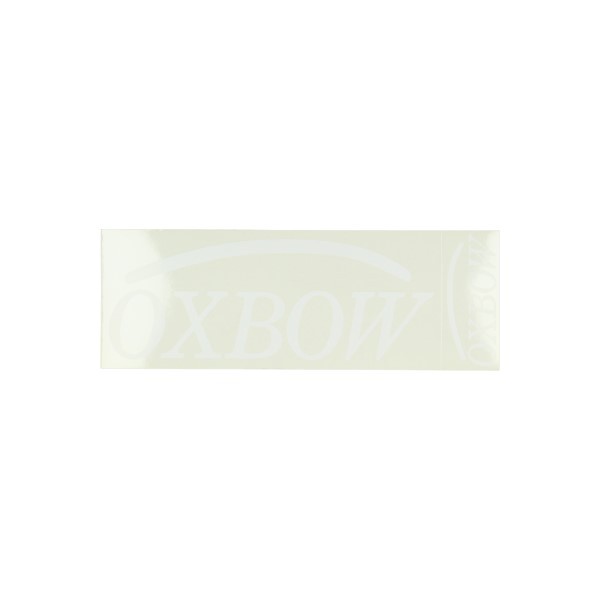 sticker universeel woord [oxbow] wit 2pcs=op=op