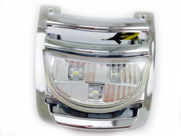 rooster + led lamp midden voorzijde chroom vespa S=op=op