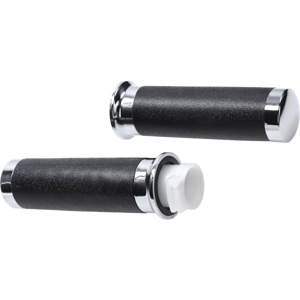 handvatset Power1 + gasdraaistuk 25/30mm zwart agm Retro, BTC Old Classic, sco china 4t