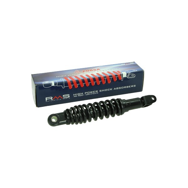 schokbreker rms 280mm zwart scooter