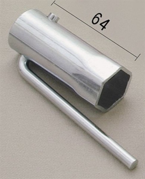 bougiesleutel buzzetti opklapbaar 21mm kort 4802