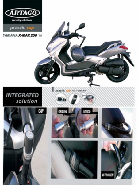stuurslot artago antirobos yamaha x-max 125cc=op=op