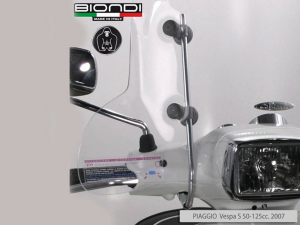 windscherm biondi bevestigingset voor 103113+103119 vespa S=op=op