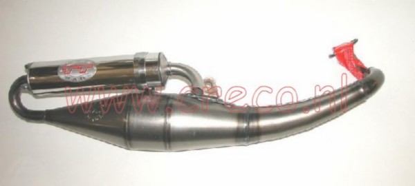 uitlaat Leovince HM tt blank minarelli hor 4054