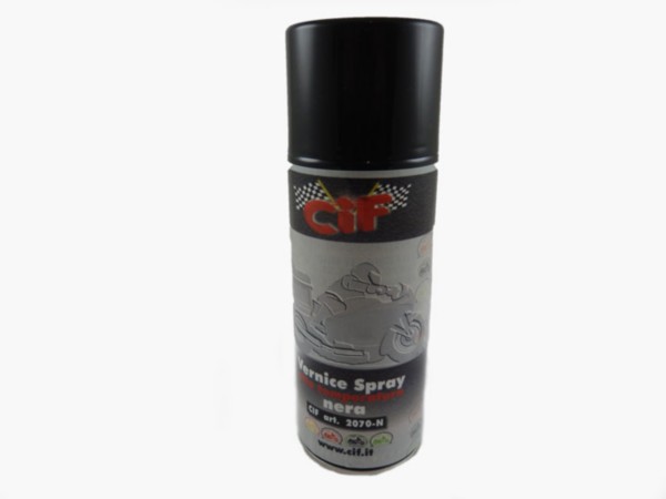 spuitlak cif hittebestendig 400mL spuitbus zwart mat