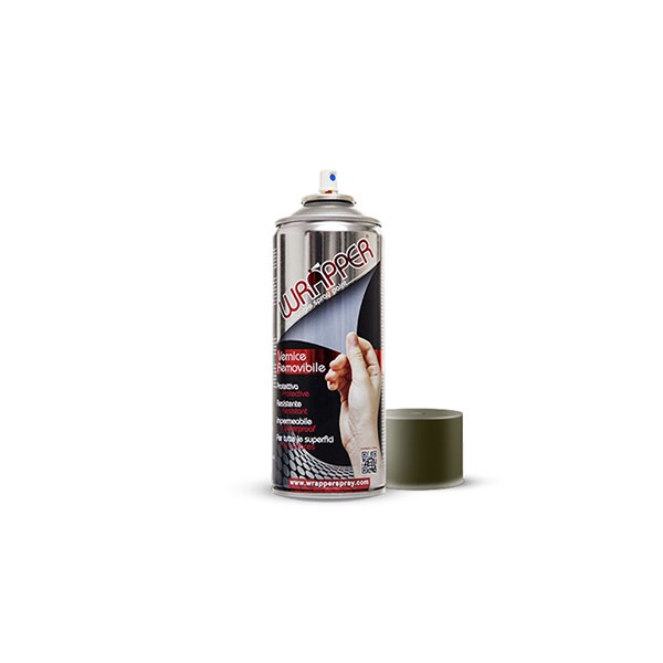 spuitlak wrapper plastidip 400mL spuitbus grijs/groen=op=op