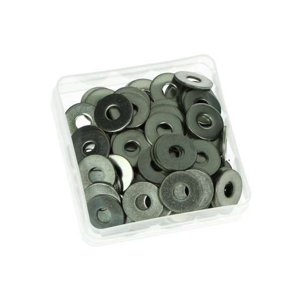 sluitring groot rvs m6 100pcs
