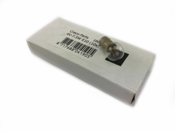 lamp 6V bosma 7.5W ba9s