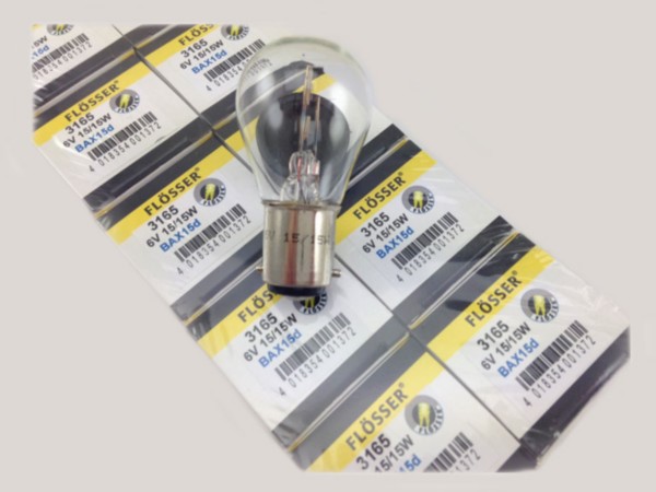 lamp 6V bosma 15/15W ba15