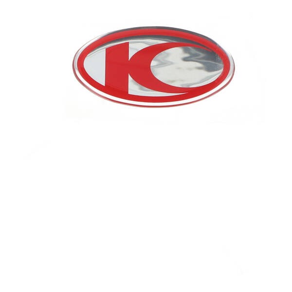sticker Kymco origineel logo klein rood grand dink, super-9, vitality 86102-kfa6-e00-t01