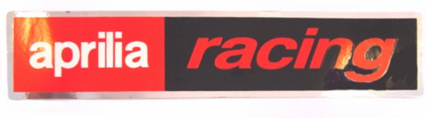 sticker falko woord [apr racing] Aprilia 46x220mm rood/zwart 980675