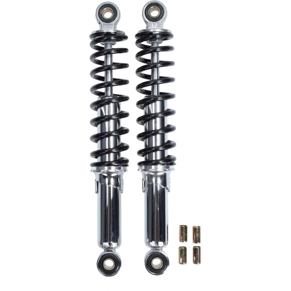 schokbrekerset fast-arrow 290mm chroom/zwart puch maxi, tomos, camino