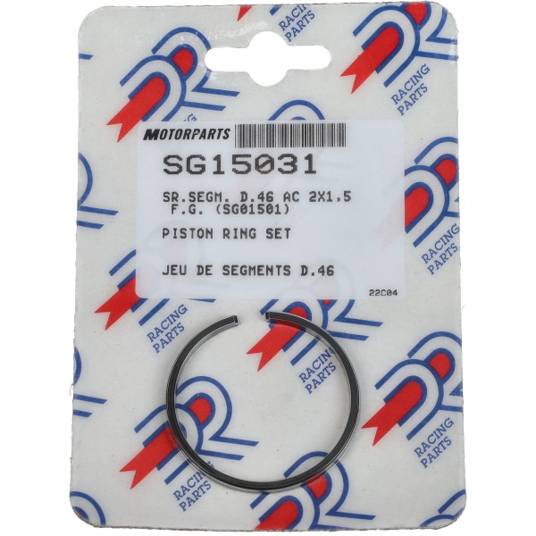 zuigerveerset dr 46mm scoopy, camino