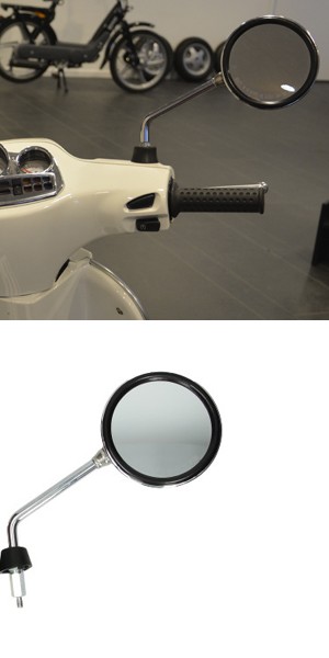 spiegel kort e-keur rechts chroom lx