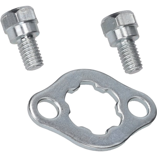 borgplaat set voorkettingwiel + bout mb8, mt, mt8, mtx, mtx80