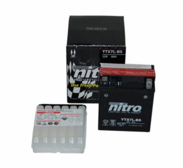 accu nitro ntx7l-bs/ytx7l-bs 6amp liberty IGET, primavera, sprint, zip 4t