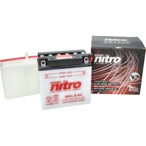 accu nitro nb9l-b/yb9l-b 9amp et4, fly 4t, jet force, liberty 4t, pure jet, runner 180cc 2t