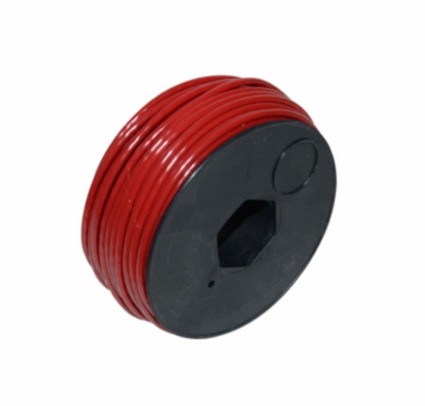 electrisch draad 30m rood per rol