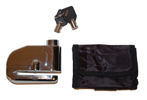 schijfremslot alarm chroom