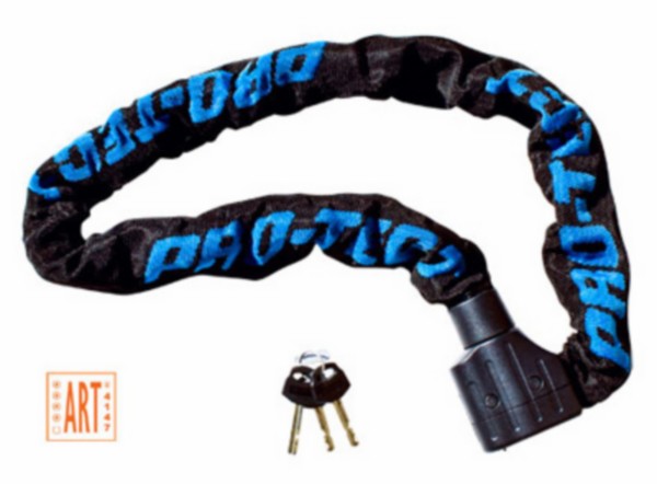 kettingslot pro-tect art 4-sterren + vaste kop sapphire 150cm 419271