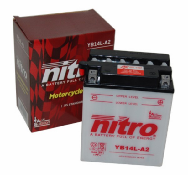 accu nitro nb14l-a2/yb14l-a2 sla/gel 14amp