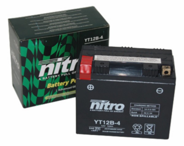 accu nitro nt12b-4/yt12b-4 sla/gel 10amp