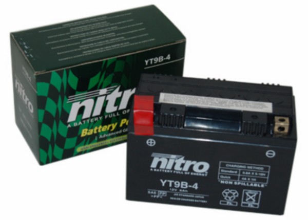 accu nitro nt9b-4/yt9b-4 sla/gel 8amp
