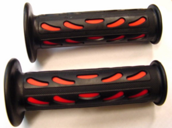 handvatset DMP druppel mod. progrip zwart/rood universeel