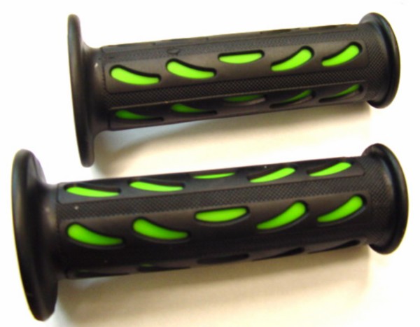 handvatset DMP druppel mod. progrip zwart/groen universeel