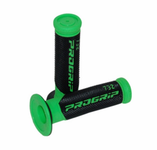 handvatset progrip zwart/groen scooter 732