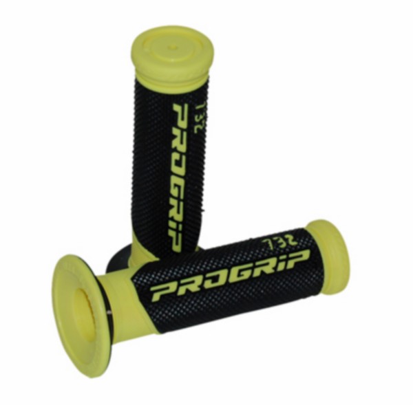 handvatset progrip zwart/geel scooter 732