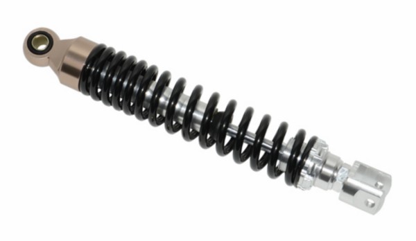 schokbreker dipper 310mm zwart/chroom minarelli, scooter=op=op