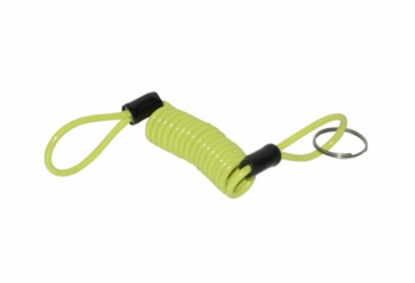 koord schijfrem slot (reminder kabel) geel universeel