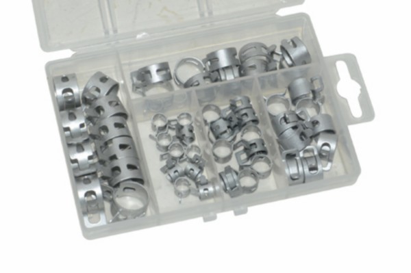 knijpklem DMP benzineslang assortiment 6 verschillende maten