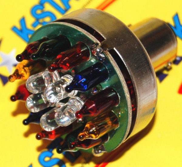 lamp 12V DMP led ba15 multi-color=op=op