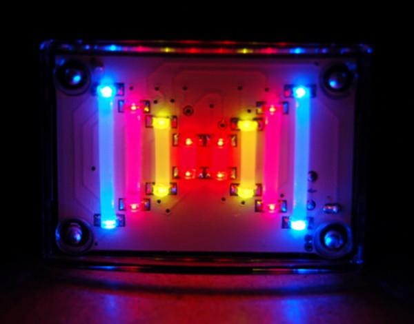 lamp 12V koso led magic lights achterlicht + remlicht ba15 multi-color=op=op