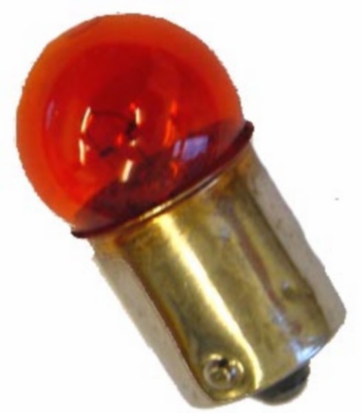 lamp 12V 10W ba15s oranje